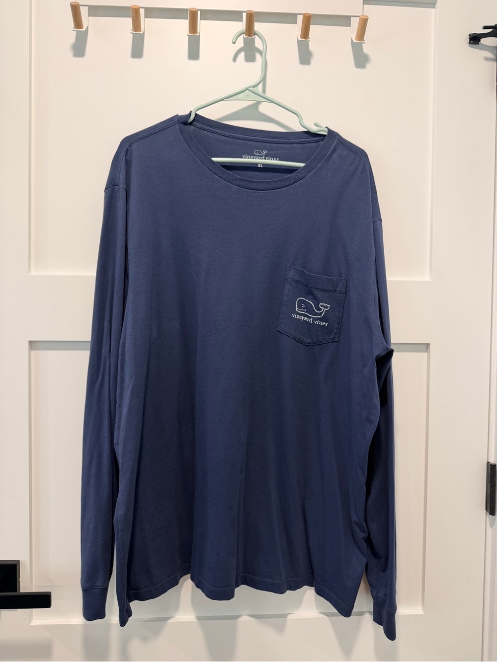 Vineyard Vines Men's Long Sleeve Pocket Tee - Navy Blue